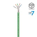AISENS - Cable de Red RJ45 LSZH CPR Cca CAT.7 600 MHZ S/FTP AWG23, Verde, 500 m