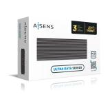 AISENS - Caja Externa M.2 (NGFF) ASM2-023GR NVMe A USB3.2 Gen2, Gris