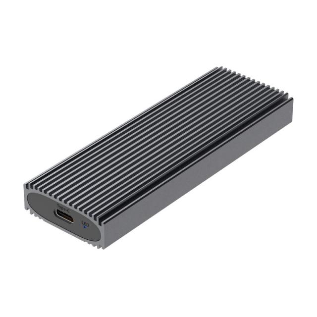 AISENS - Caja Externa M.2 (NGFF) ASM2-023GR NVMe A USB3.2 Gen2, Gris