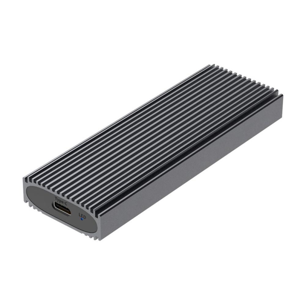 AISENS - Caja Externa M.2 (NGFF) ASM2-023GR NVMe A USB3.2 Gen2, Gris