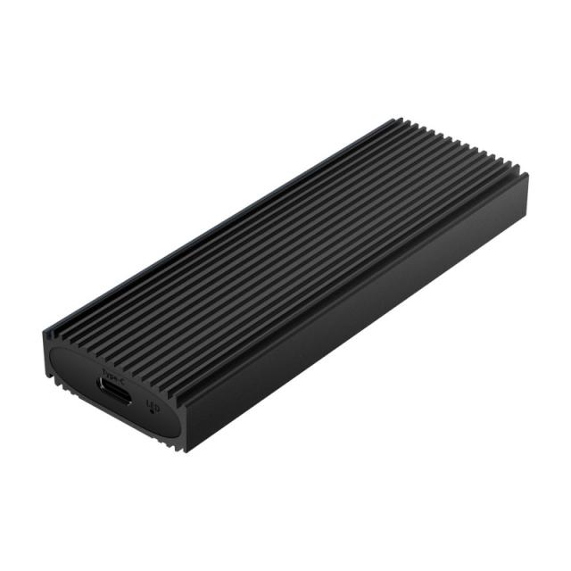 AISENS - Caja Externa M.2 (NGFF) ASM2-022B NVMe A USB3.2 Gen2, Negra