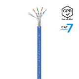 AISENS - Cable de Red RJ45 LSZH CPR Dca CAT.7 600 MHZ S/FTP AWG23, Azul, 500 m