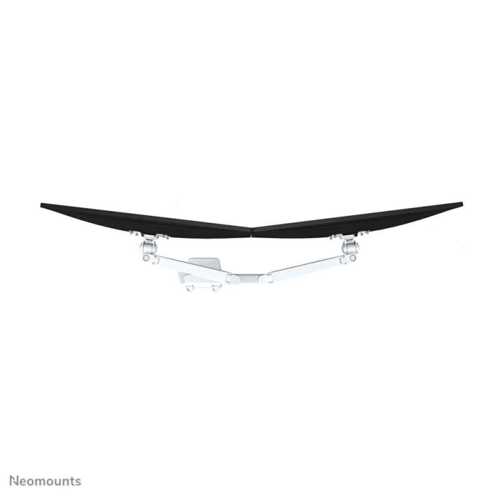 Neomounts - FPMA-D750DWHITE2 Brazo de monitor 10-32" - resorte de gas - Topfix - Tope-a-180°