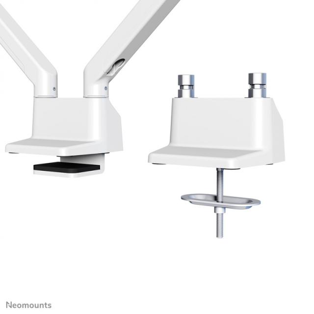 Neomounts - FPMA-D750DWHITE2 Brazo de monitor 10-32" - resorte de gas - Topfix - Tope-a-180°