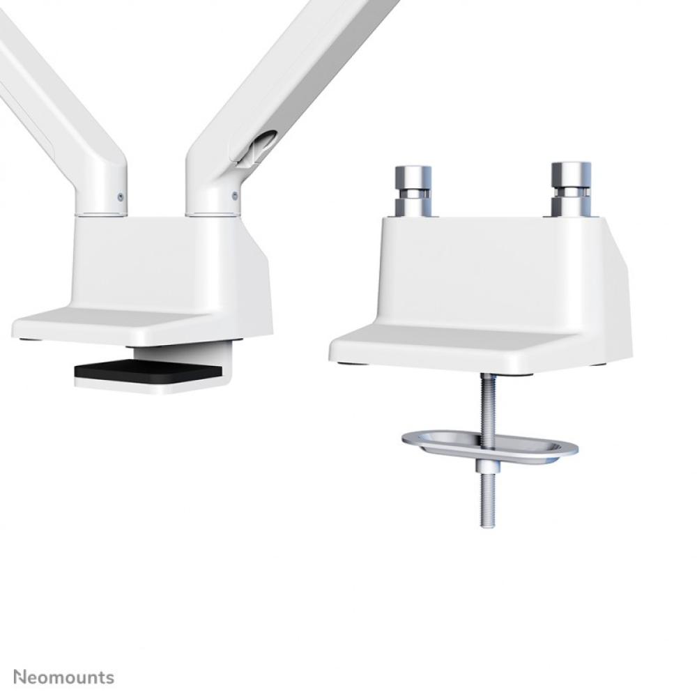 Neomounts - FPMA-D750DWHITE2 Brazo de monitor 10-32" - resorte de gas - Topfix - Tope-a-180°