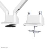 Neomounts - FPMA-D750DWHITE2 Brazo de monitor 10-32" - resorte de gas - Topfix - Tope-a-180°