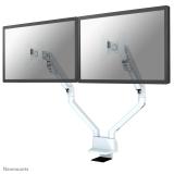 Neomounts - FPMA-D750DWHITE2 Brazo de monitor 10-32" - resorte de gas - Topfix - Tope-a-180°