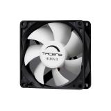 Tacens - 3AURAII8, Ventilador Ordenador 8 cm, Ultrasilencioso, Antipolvo, Negro