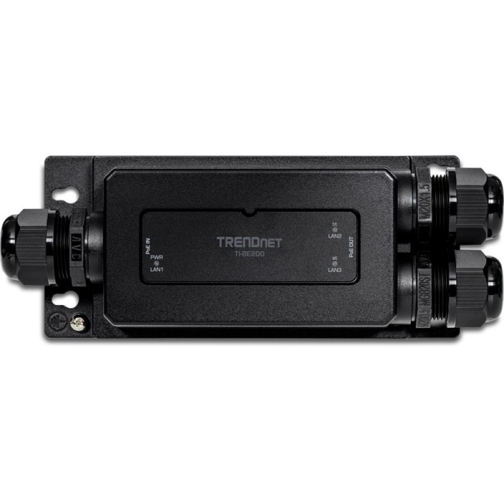 Trendnet - TI-BE200 ampliador de red Transmisor y receptor de red Negro 10, 100, 1000 Mbit/s