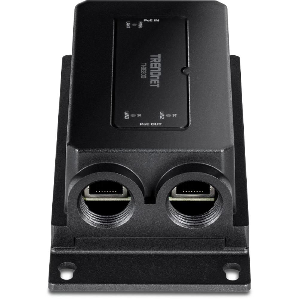 Trendnet - TI-BE200 ampliador de red Transmisor y receptor de red Negro 10, 100, 1000 Mbit/s