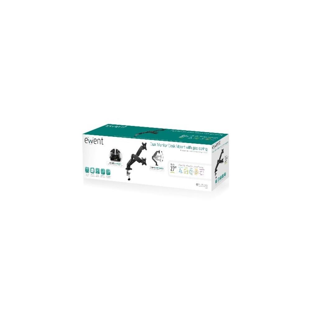 Ewent - EW1516 soporte para monitor 81,3 cm (32") Negro Escritorio