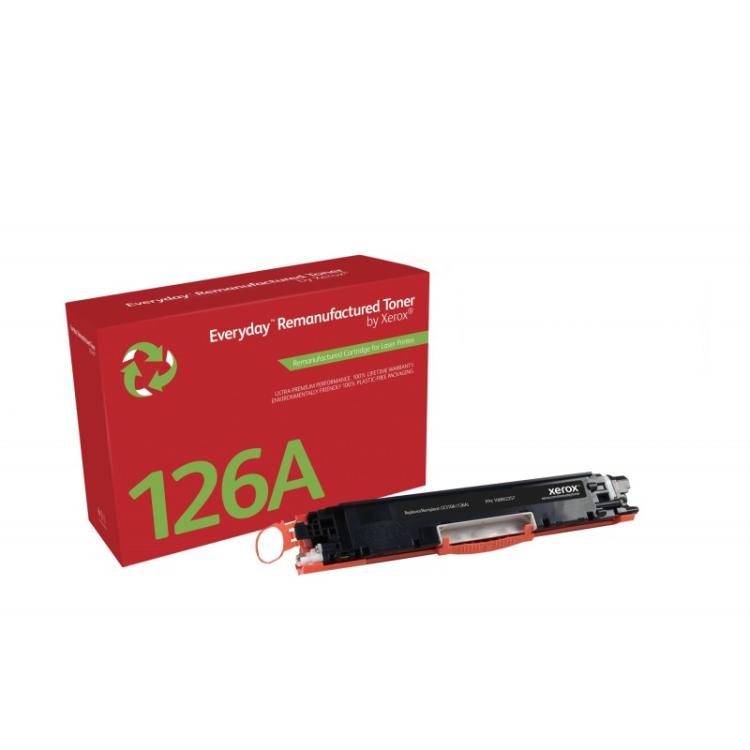 Xerox - Remanufacturado Everyday Tóner Everyday™ Negro remanufacturado de Xerox es compatible con HP 126A (CE310A), Capacidad es