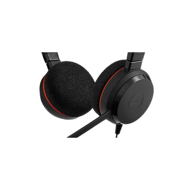 Jabra - Evolve 20 Auriculares Alámbrico Diadema Oficina/Centro de llamadas USB tipo A Negro - 4999-829-209