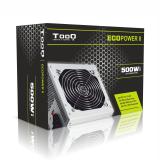 TooQ - TQEP-500S-INT unidad de fuente de alimentación 500 W 24-pin ATX ATX Plata