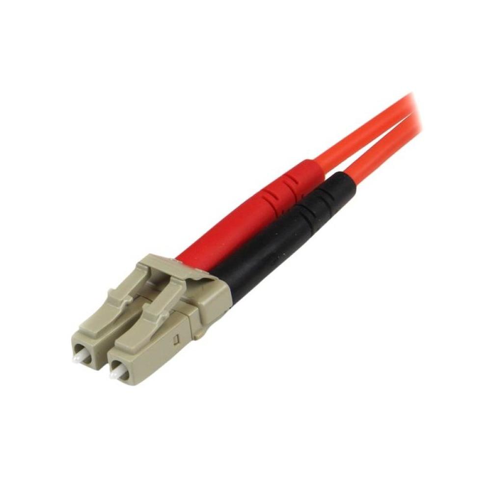 StarTech.com - Cable Adaptador de Red de 1m Multimodo Dúplex Fibra Óptica LC-ST 50/125 - Patch Duplex