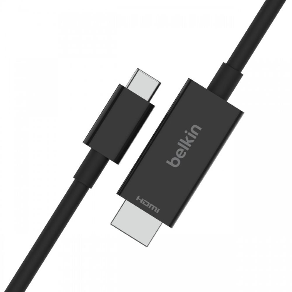 Belkin - AVC012bt2MBK 2 m USB Tipo C HDMI Negro