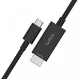 Belkin - AVC012bt2MBK 2 m USB Tipo C HDMI Negro