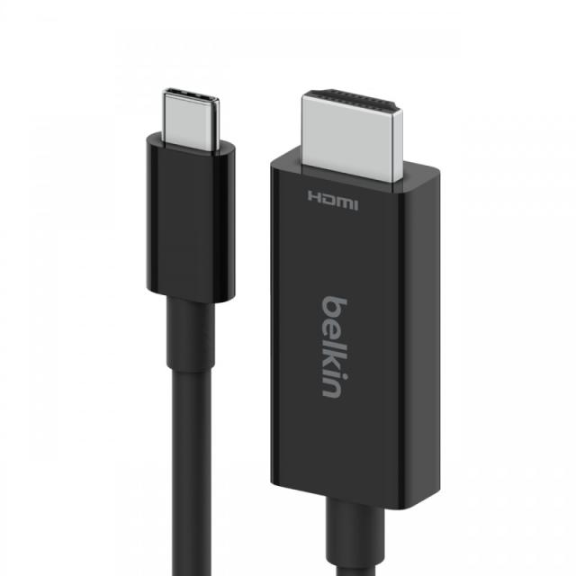 Belkin - AVC012bt2MBK 2 m USB Tipo C HDMI Negro