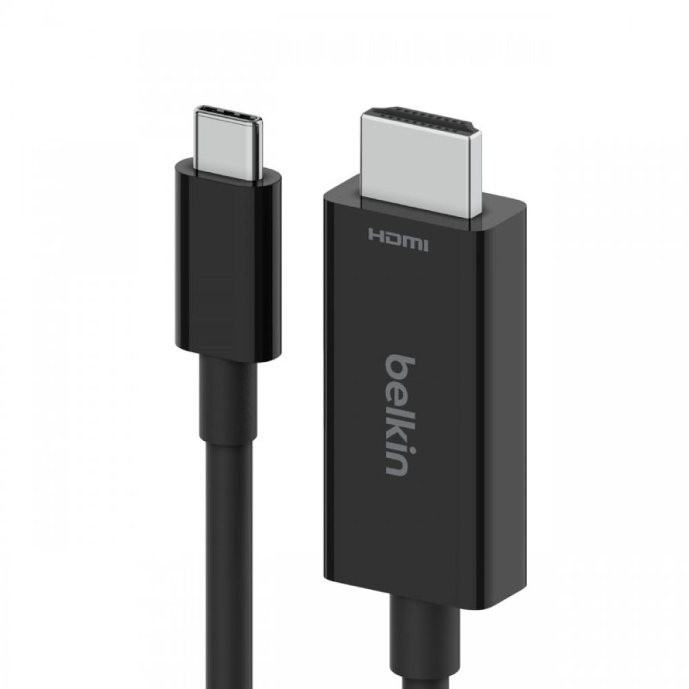 Belkin - AVC012bt2MBK 2 m USB Tipo C HDMI Negro