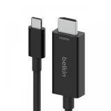 Belkin - AVC012bt2MBK 2 m USB Tipo C HDMI Negro