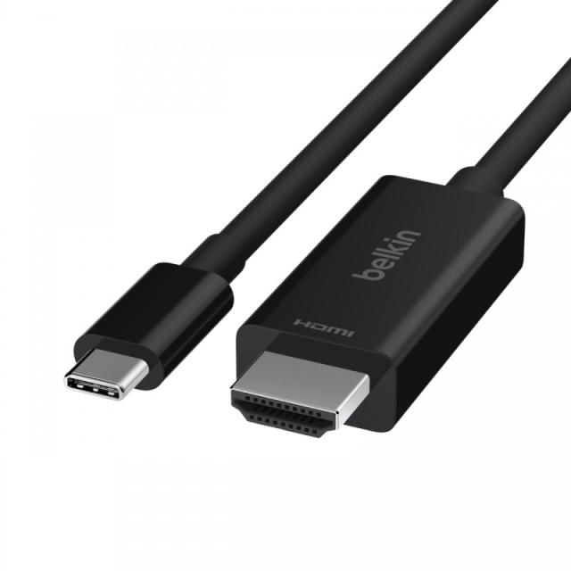Belkin - AVC012bt2MBK 2 m USB Tipo C HDMI Negro