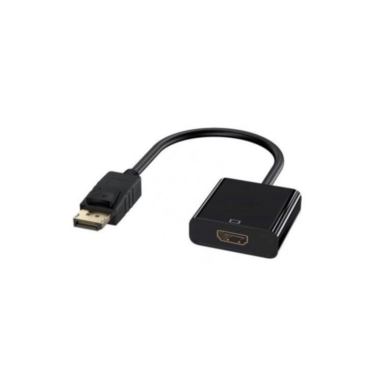 Ewent - EC1455 adaptador de cable de vídeo 0,15 m DisplayPort HDMI Negro
