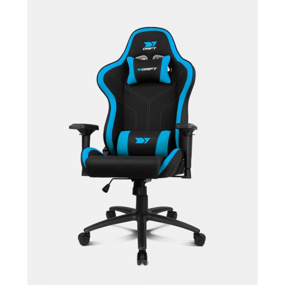 DRIFT - DR110BL silla para videojuegos Butaca para jugar Asiento acolchado Negro, Azul