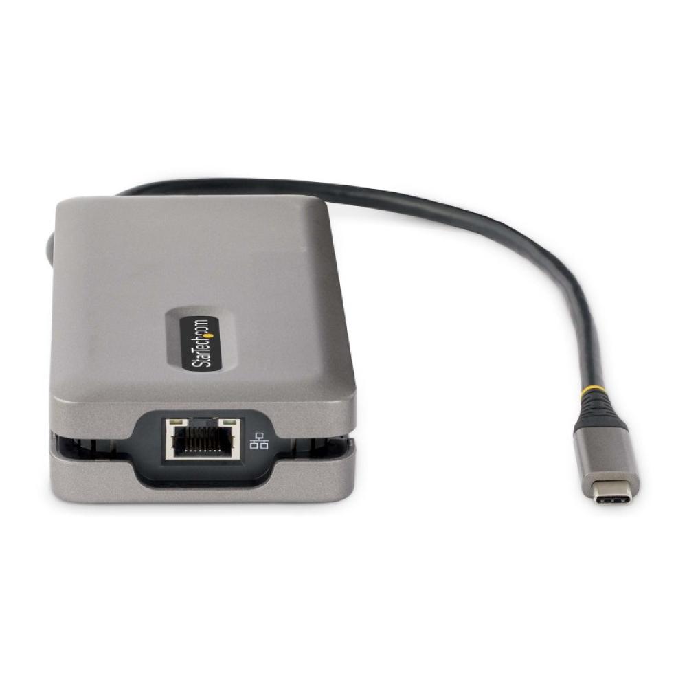StarTech.com - Adaptador Multipuertos USB-C - HDMI 4K a 60Hz VGA - Hub Ladrón USB de 3 Puertos - Power Delivery de Paso de 100W
