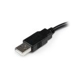 StarTech.com - Cable de 0,15m de Extensión Alargador USB 2.0 - Macho a Hembra USB A - Extensor