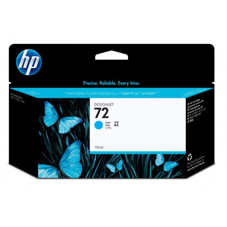 HP - Cartucho de tinta DesignJet 72 cian de 130 ml