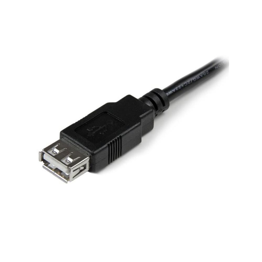 StarTech.com - Cable de 0,15m de Extensión Alargador USB 2.0 - Macho a Hembra USB A - Extensor