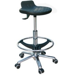 Taburete WORK 15, gas, asiento de poliuretano