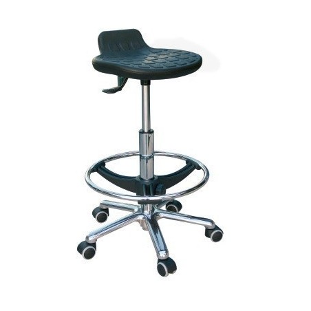 Taburete WORK 15, gas, asiento de poliuretano