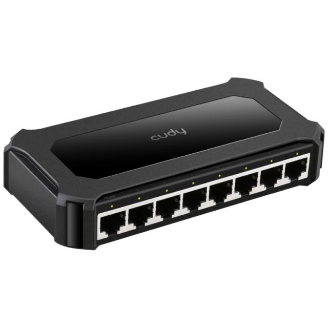 Cudy - GS108D switch Gigabit Ethernet (10/100/1000) Negro
