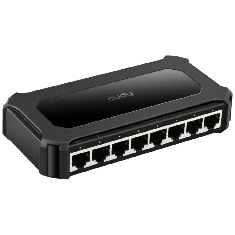 Cudy - GS108D switch Gigabit Ethernet (10/100/1000) Negro