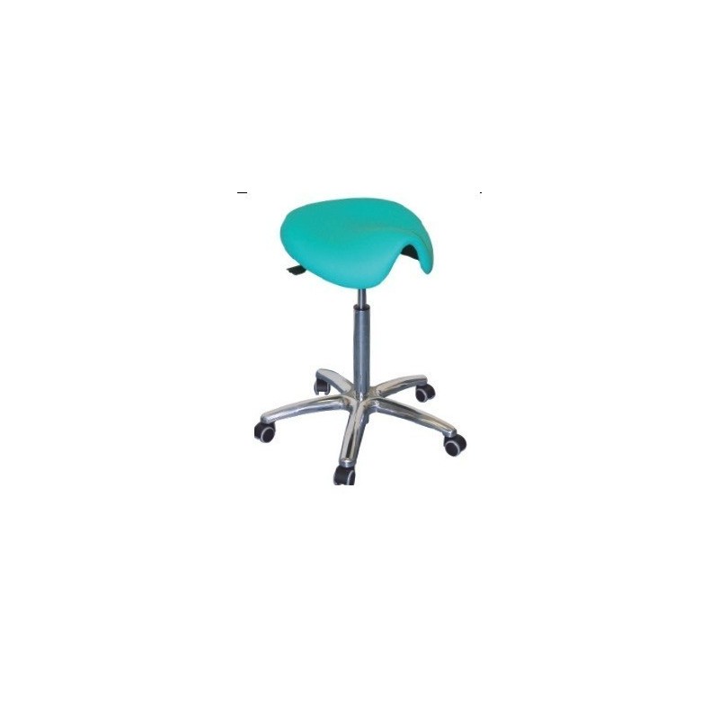 Taburete WORK 16, gas, asiento tapizado tipo ponny