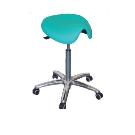 Taburete WORK 16, gas, asiento tapizado tipo ponny