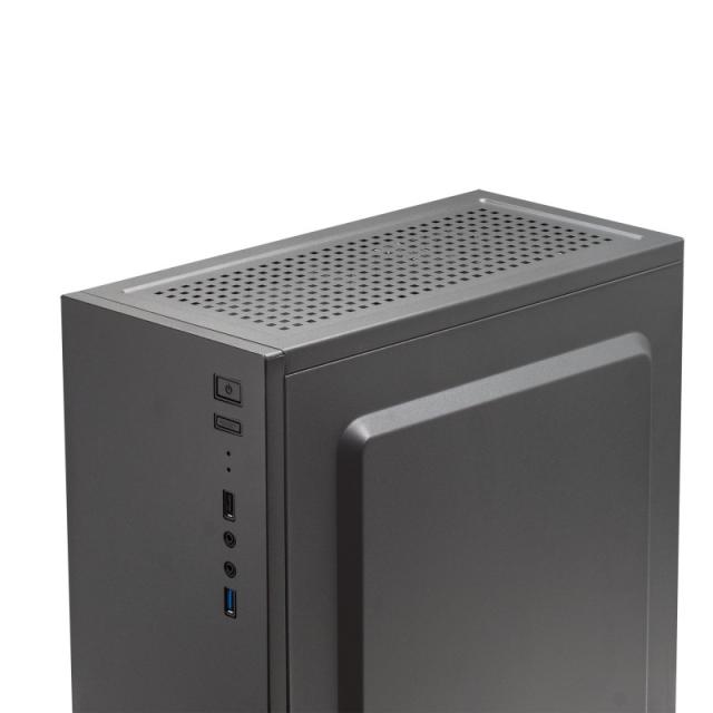 Mars Gaming - MC100 - Caja Gaming ATX, ventilador 90mm FRGB, ventilación convect-cool, color negro