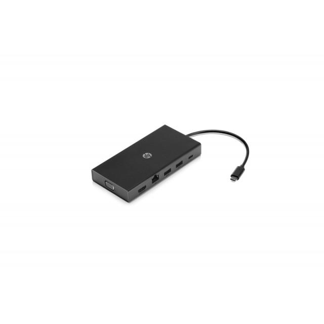 HP - Concentrador multipuerto USB-C de viaje - 1C1Y5AA#ABB
