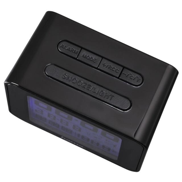 Hama - Cube Reloj despertador digital Negro