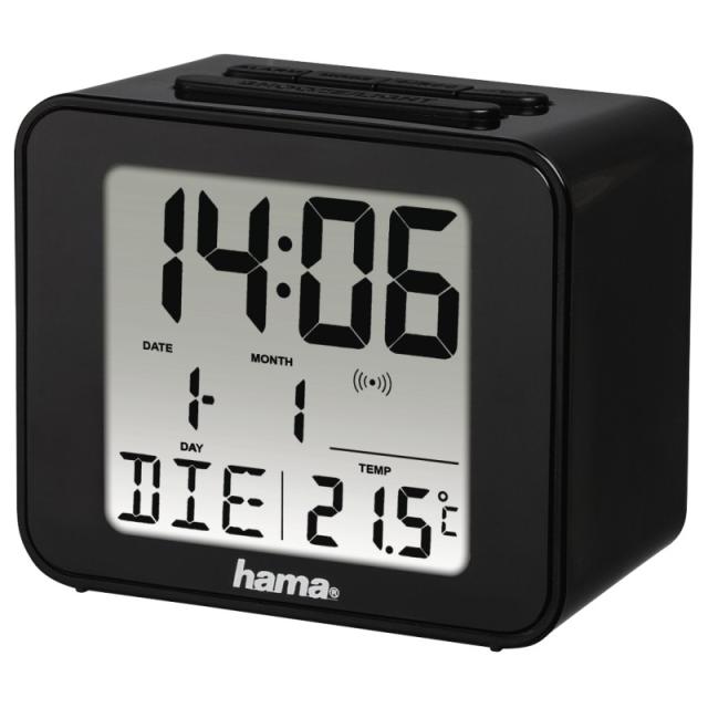 Hama - Cube Reloj despertador digital Negro