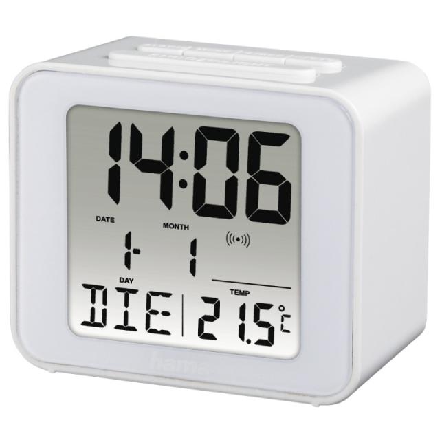 Hama - Cube Reloj despertador digital Blanco