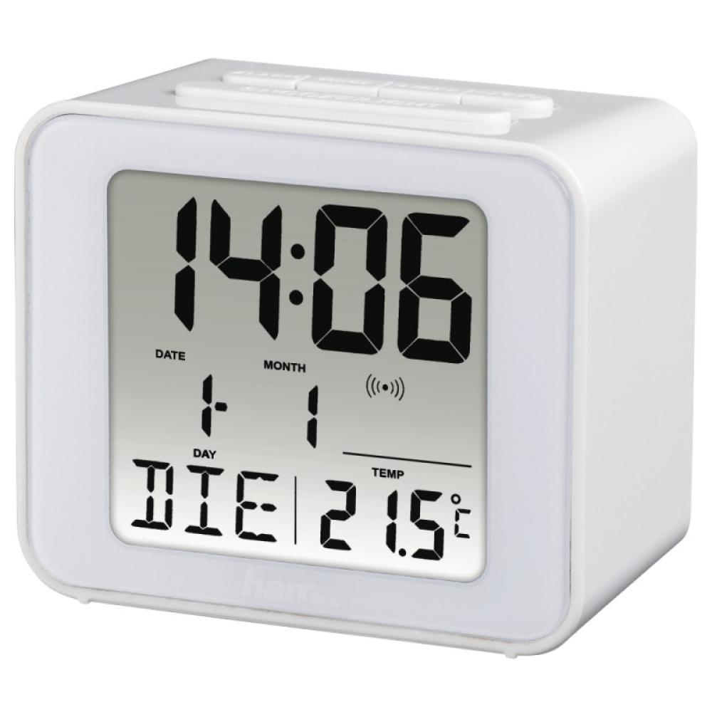 Hama - Cube Reloj despertador digital Blanco