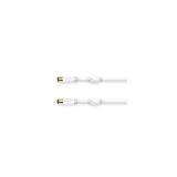 Hama - 00205247 cable coaxial 3 m Blanco