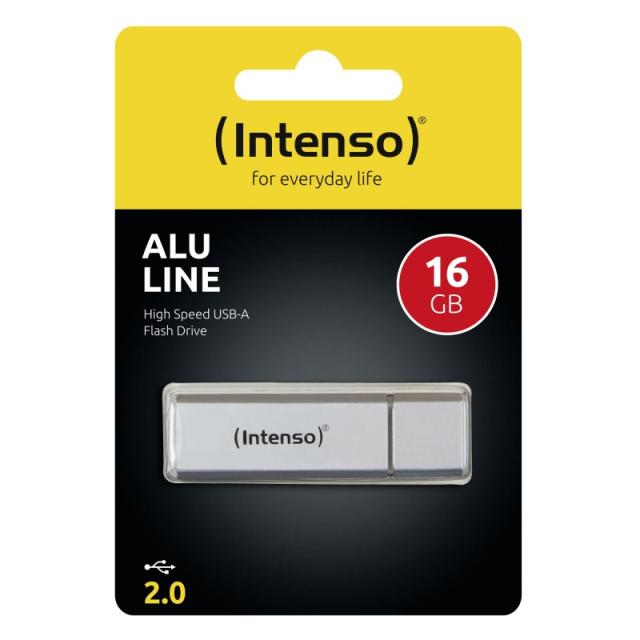 Intenso - Alu Line unidad flash USB 16 GB USB tipo A 2.0 Plata