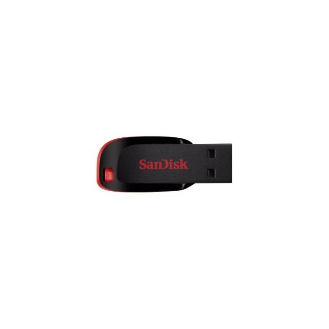 SanDisk - Cruzer Blade unidad flash USB 64 GB USB tipo A 2.0 Negro, Rojo