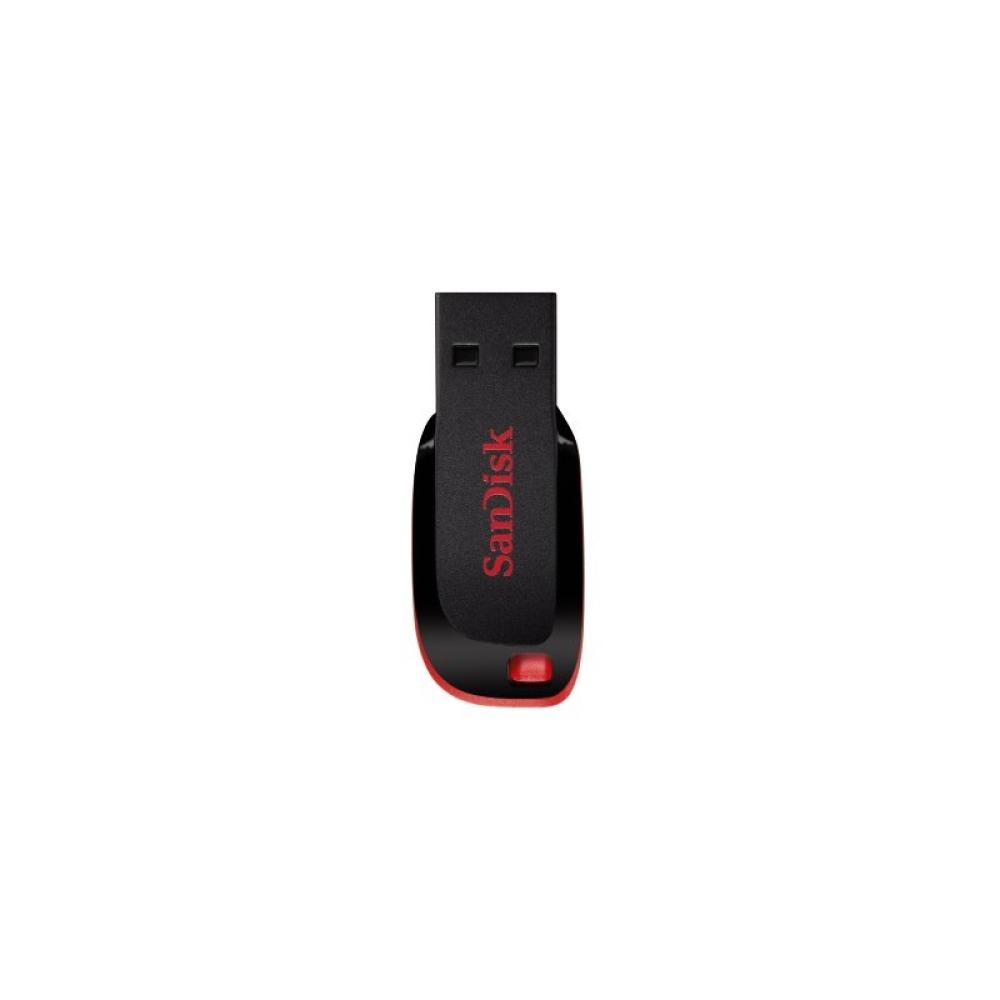 SanDisk - Cruzer Blade unidad flash USB 64 GB USB tipo A 2.0 Negro, Rojo