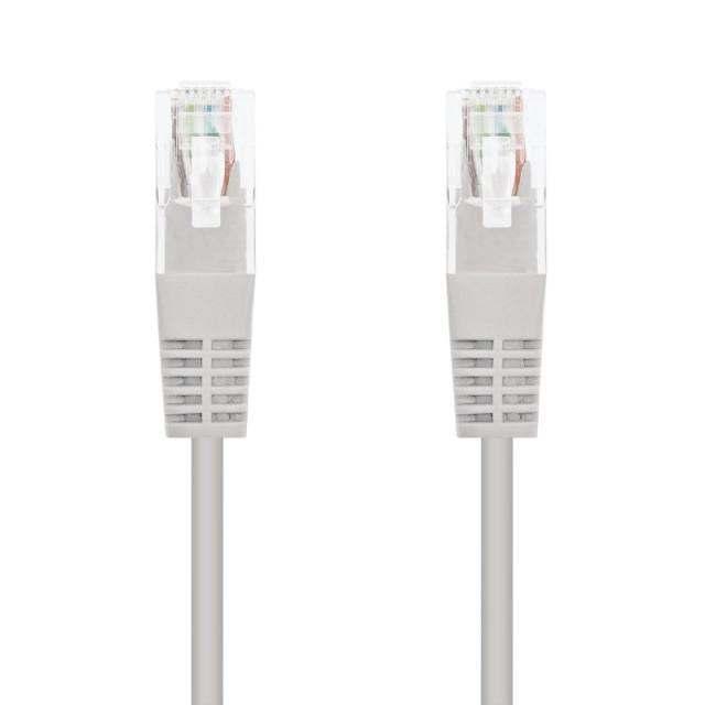 Nanocable - Cable de red latiguillo RJ45 Cat.6 UTP AWG24, Gris, 1.5m