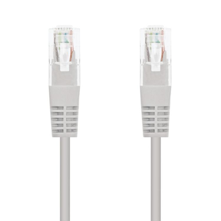Nanocable - Cable de red latiguillo RJ45 Cat.6 UTP AWG24, Gris, 1.5m