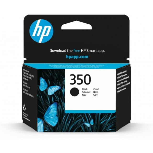 HP - Cartucho de tinta original 350 negro